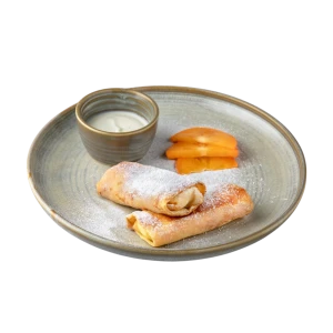 Блины с творогом