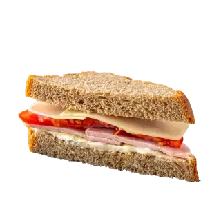 Club sandwich cu jambon