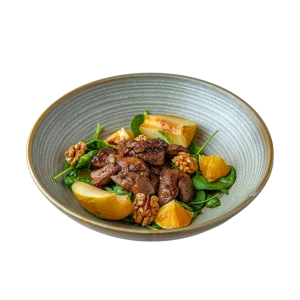 Salată caldă cu ficat